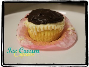 Ice cream cupcakes