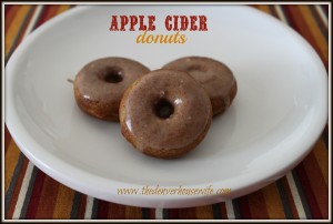 baked apple cider donuts