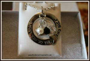 I love you to the moon and back necklace