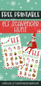 Free Printable Elf Scavenger Hunt The Denver Housewife