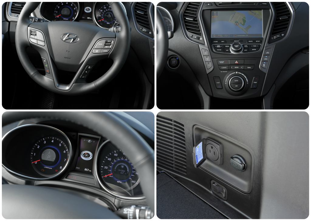 Hyundai Santa Fe Dash Features