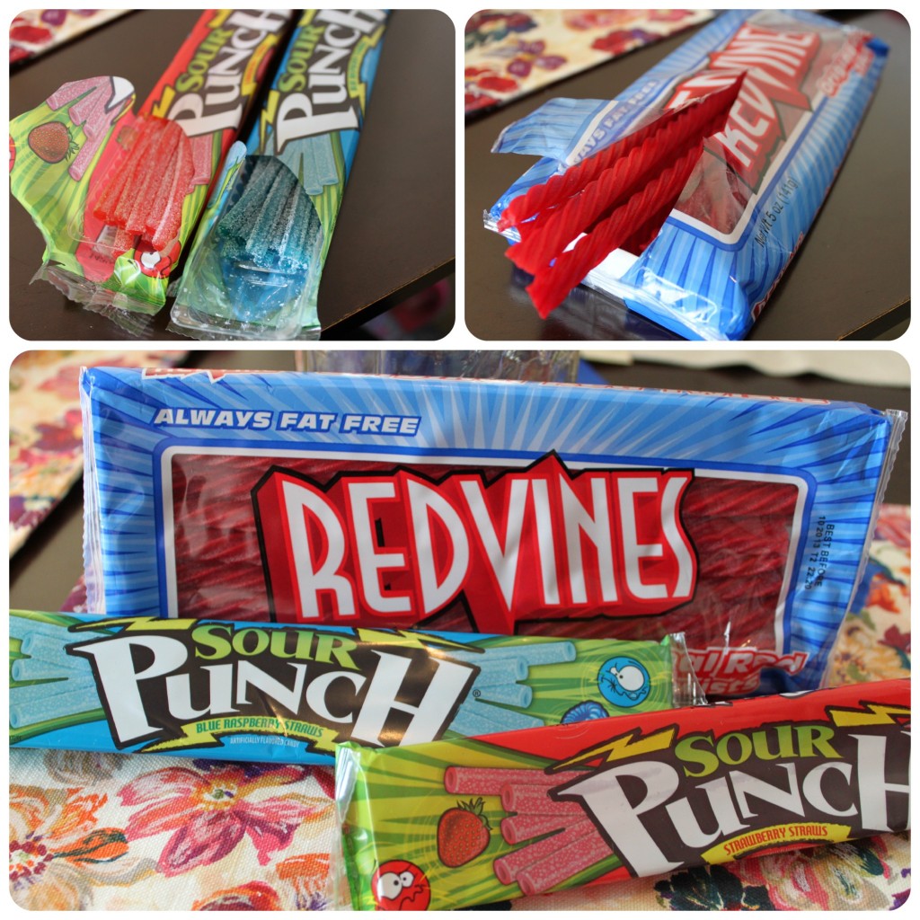 Red Vines and Sour Patch Candy