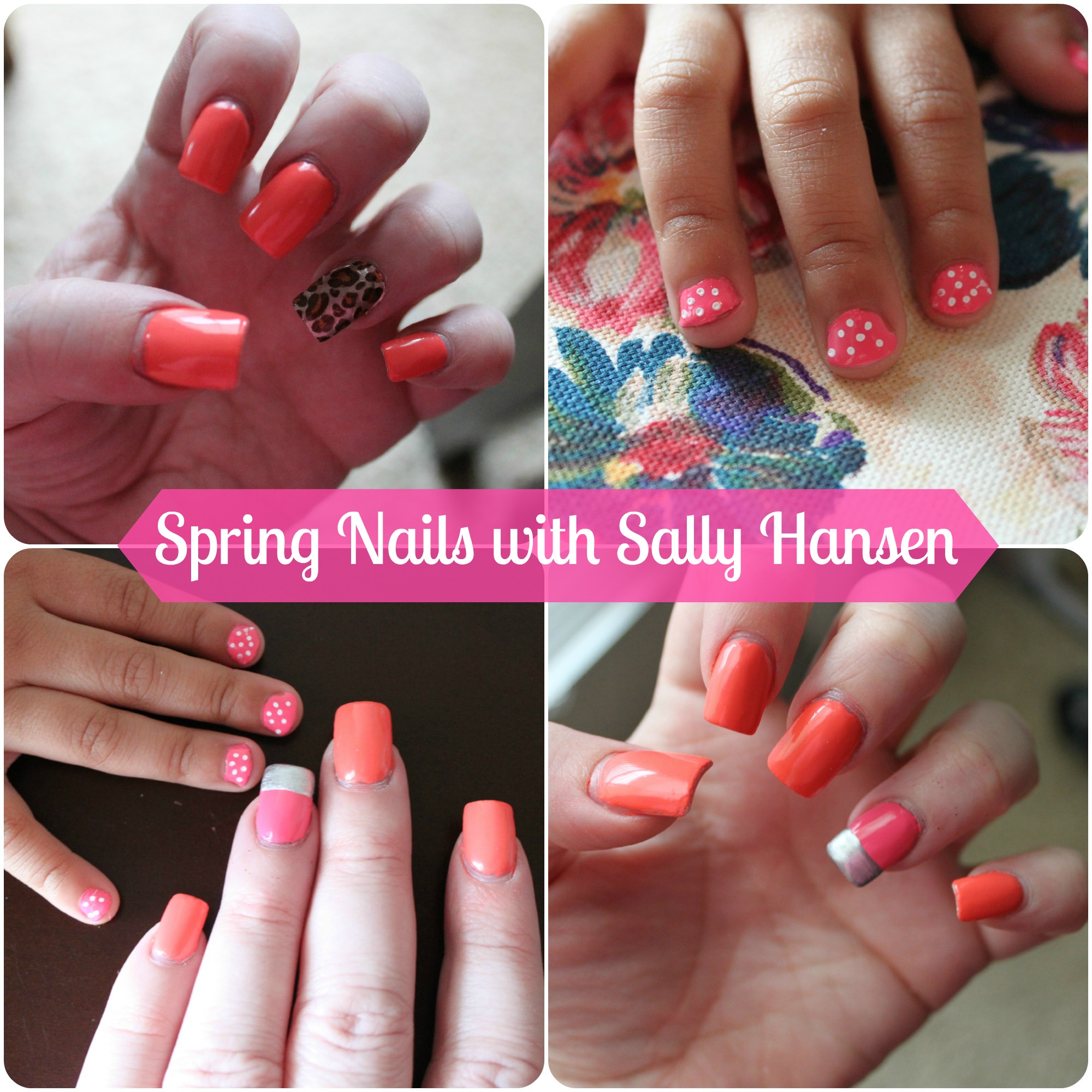 Runway inspired nails with Sally Hansen