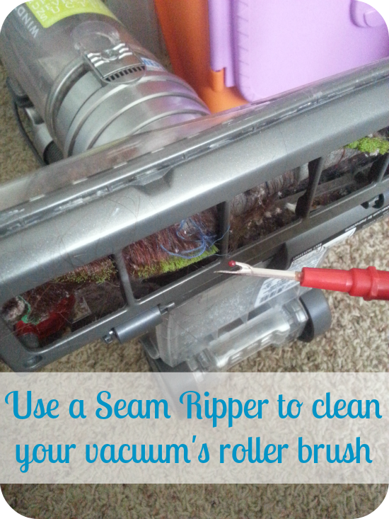 how to clean a vacuum roller brush