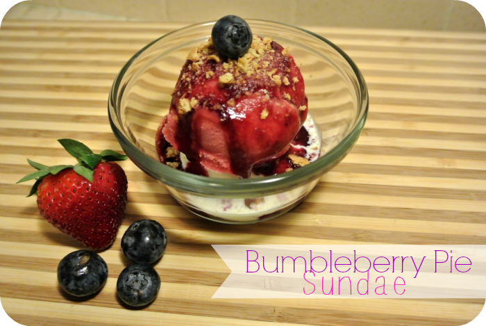 Bumbleberry Pie Sundae