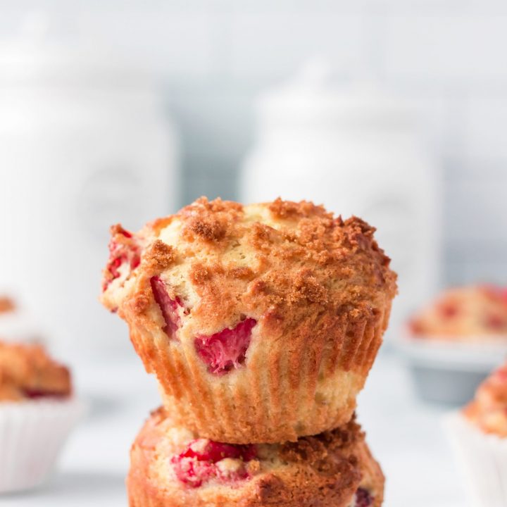 Strawberry Yogurt Muffins