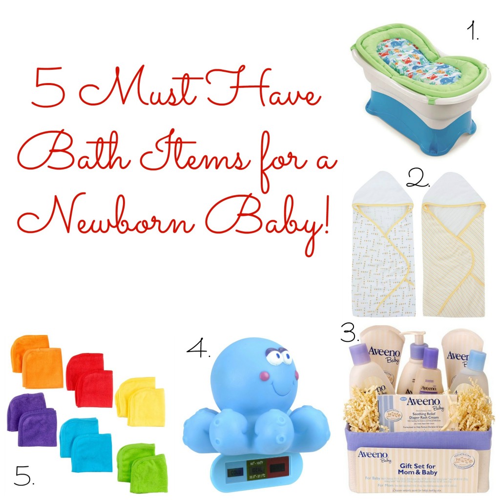 Must Have Baby Bath Products