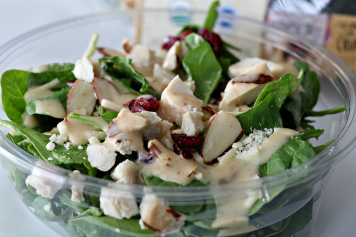 Spinach, Chicken, and Cranberry Salad