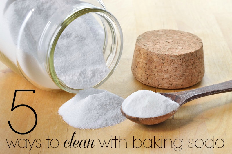 ways to clean with baking soda