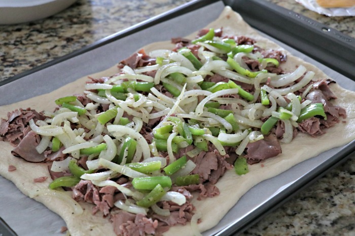 Philly Cheesesteak Pizza