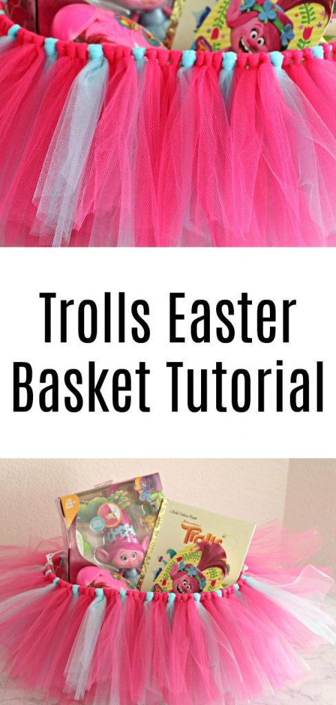 DIY Trolls Poppy Easter Basket