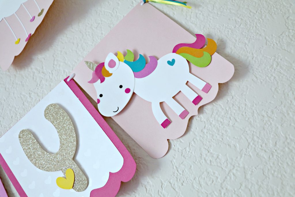 DIY Unicorn Birthday Banner