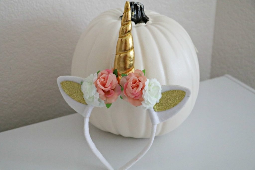 Unicorn Headband Pumpkin Tutorial