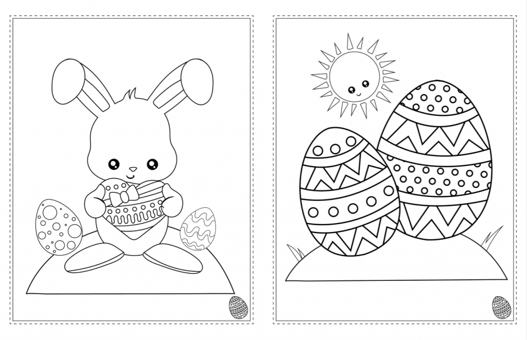 Free Easter Coloring Book Printable The Denver Housewife