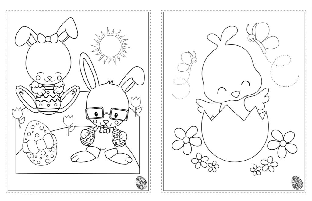 Free Easter Coloring Book Printable