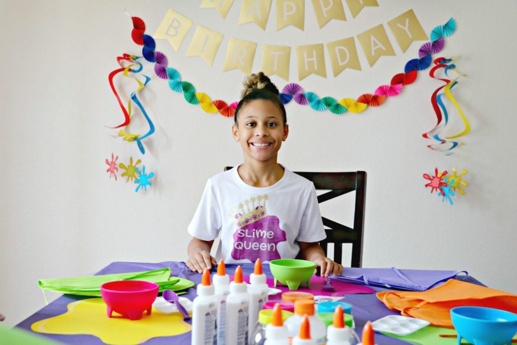 how to have a slime birthday party