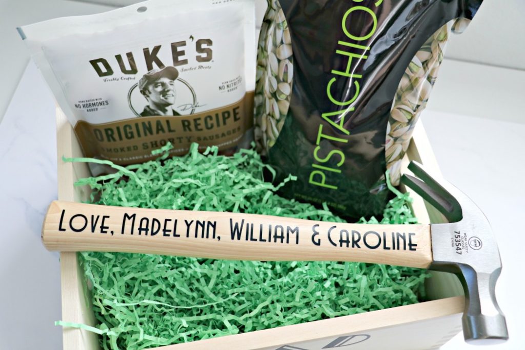 Cricut Dad Hammer Gift Basket