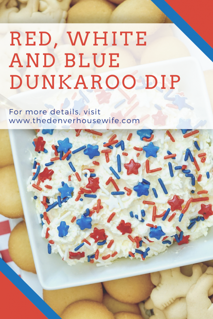 red white and blue dunkaroo dip