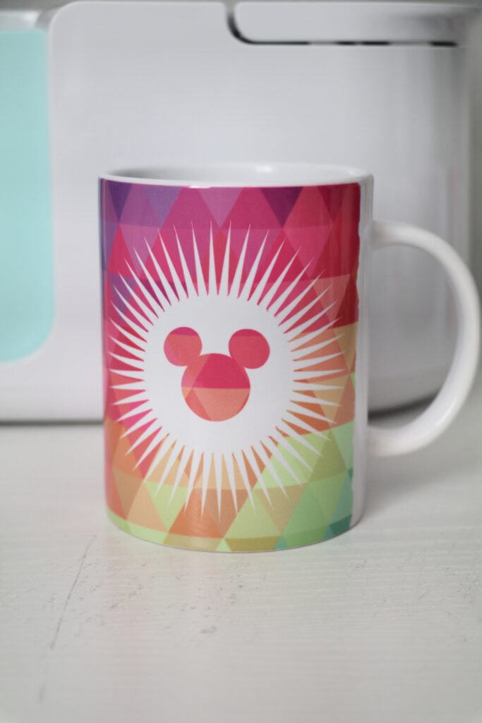 Mickey Mouse Sunburst Cricut Mug