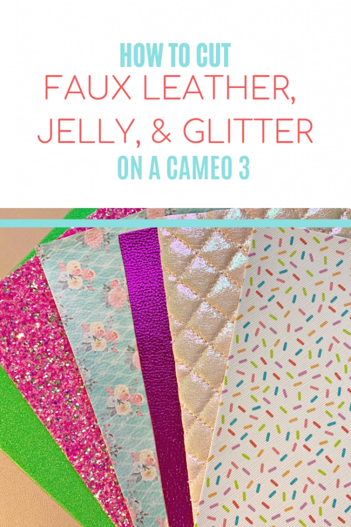 Faux Leathers and Glitter Canvas and how to cut them on your Cricut or  Silhouette Cameo machine – Cut Cute Crafts
