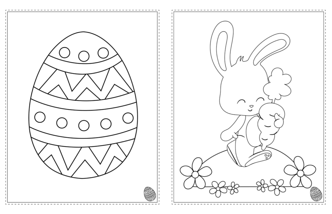 Free Easter Coloring Book Printable! » The Denver Housewife