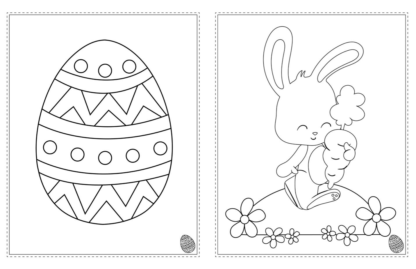 Download Free Easter Coloring Book Printable The Denver Housewife