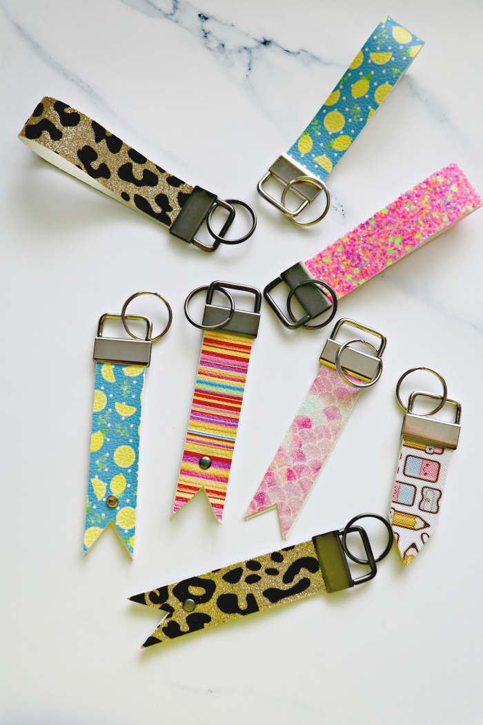 Free Cricut Keychains Faux Leather