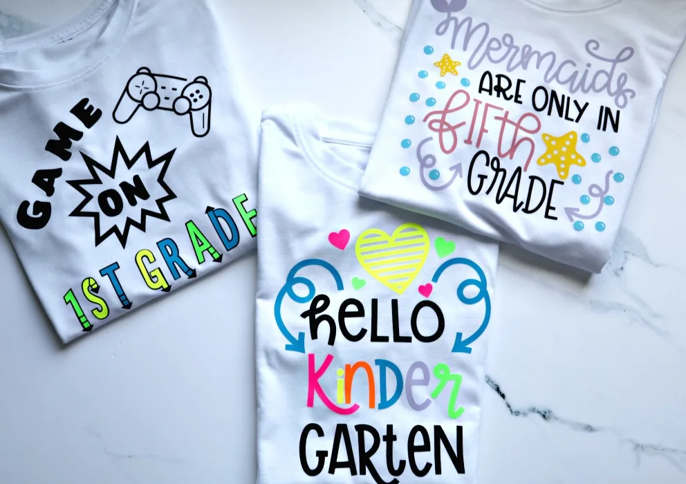 DIY Children's T-Shirt with Cricut Iron-On - Crafting Cheerfully