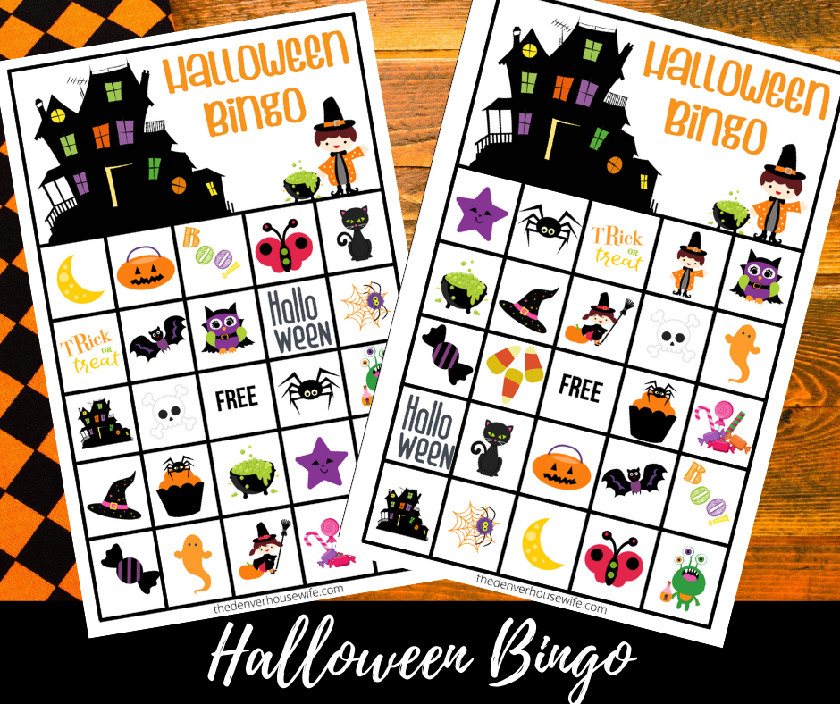 Halloween Bingo Free Printable The Denver Housewife