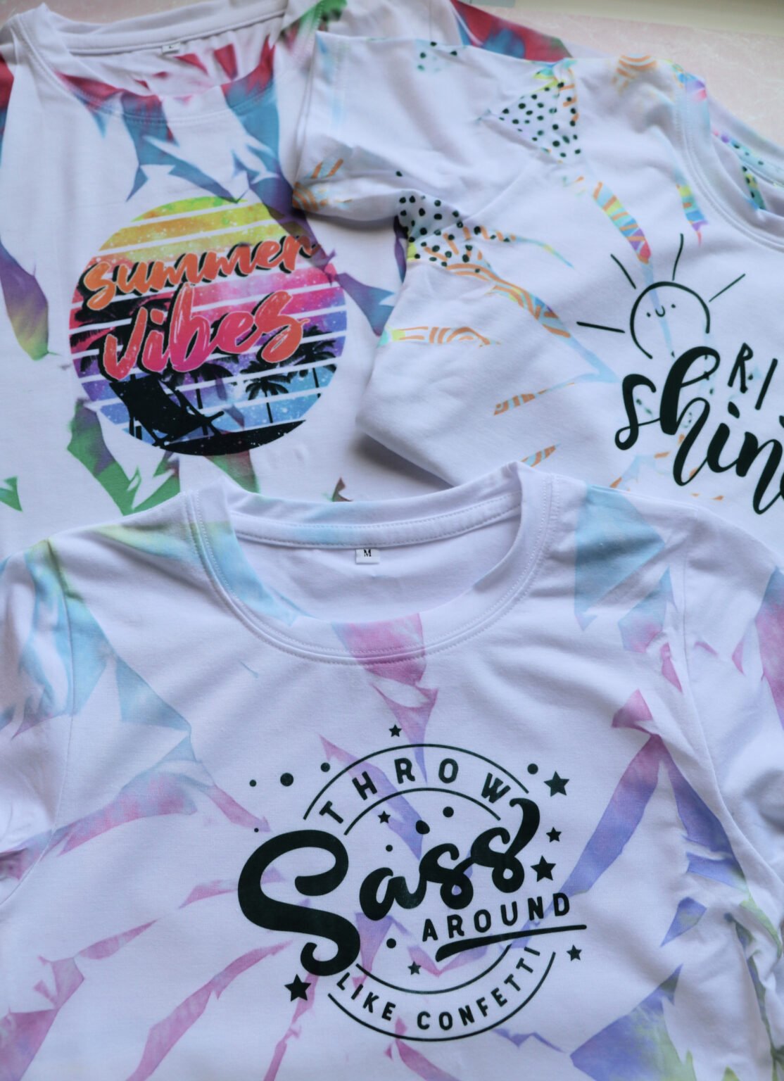 Sublimation Tie-Dye Shirt Tutorial » The Denver Housewife