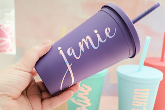 The Easiest Beginner Cricut Project: Personalized Tumblers » The Denver