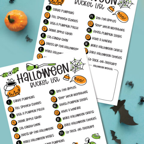 Halloween Bucket List - Free Printable » The Denver Housewife