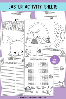 Free Printable Easter Activity Pack » The Denver Housewife