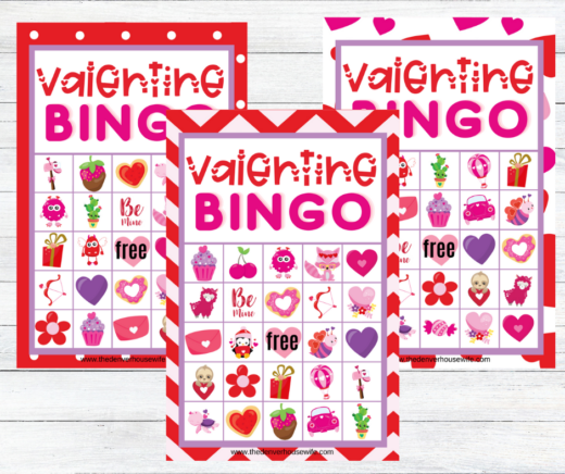 Free Printable Valentines Bingo » The Denver Housewife