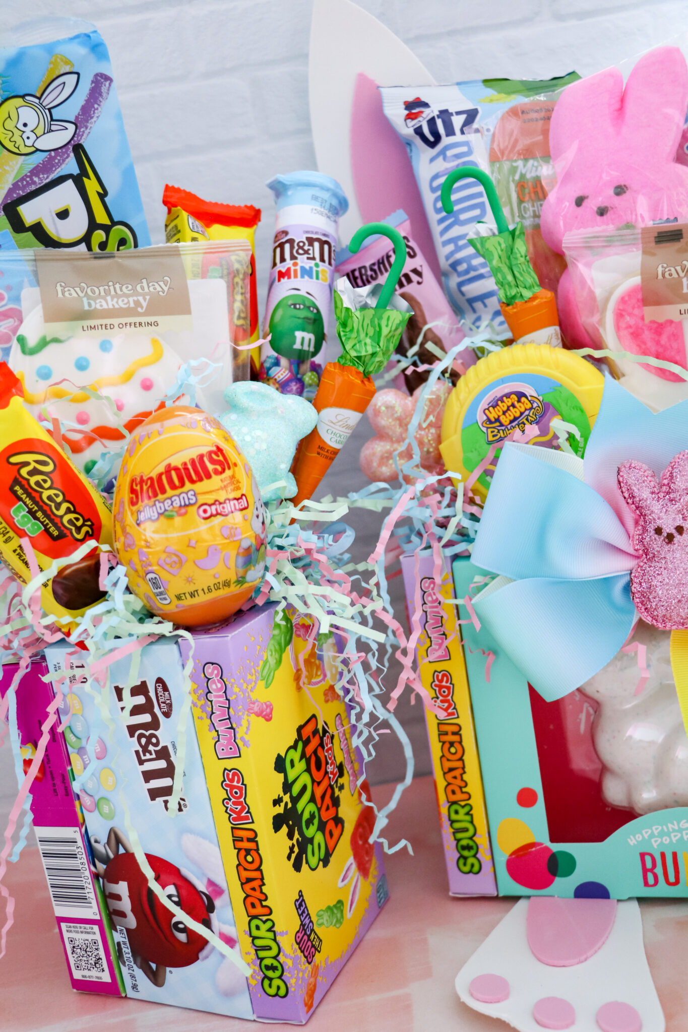 Easter Bunny Candy Bouquet Basket » The Denver Housewife