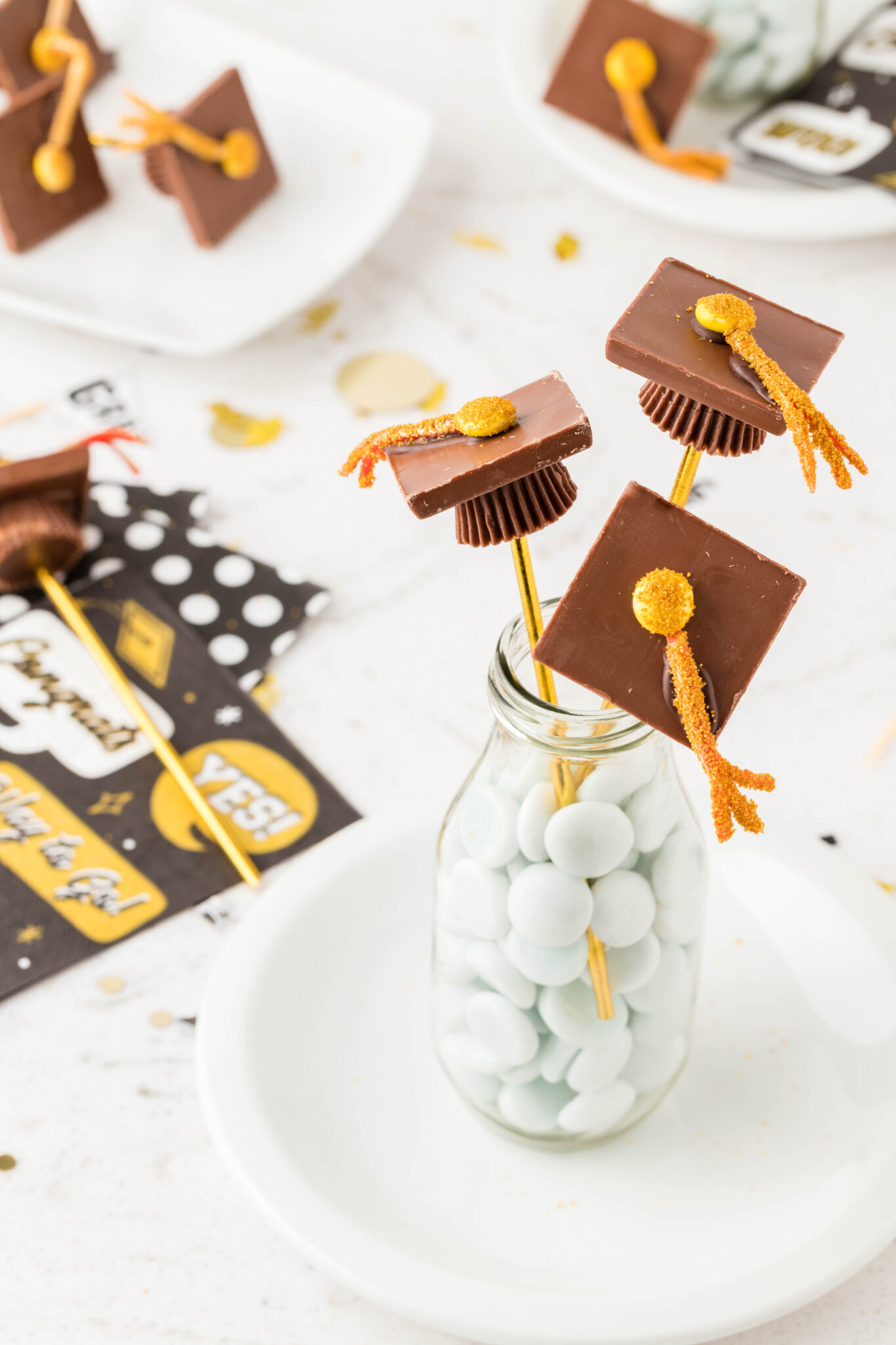 Candy Graduation Caps » The Denver Housewife