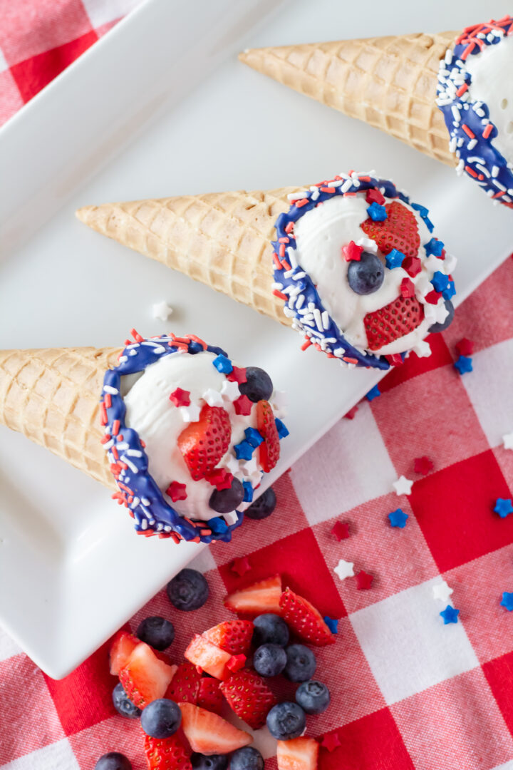 Berry Cheesecake Cones » The Denver Housewife