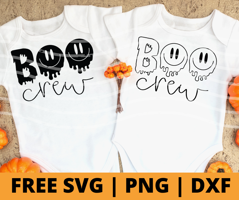 Boo Crew Face Denver Halloween SVG Housewife The Free Smiley »