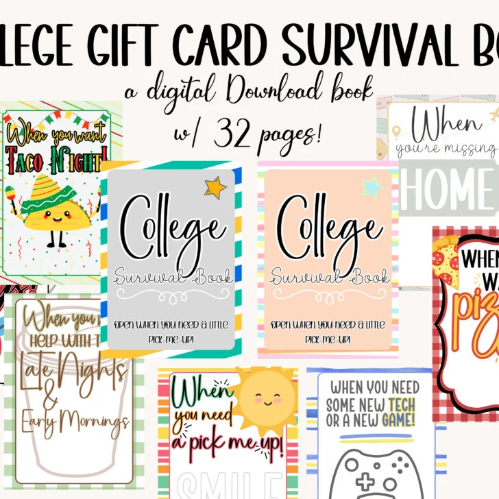 Birthday Survival Guide Book And Gift Card Holder