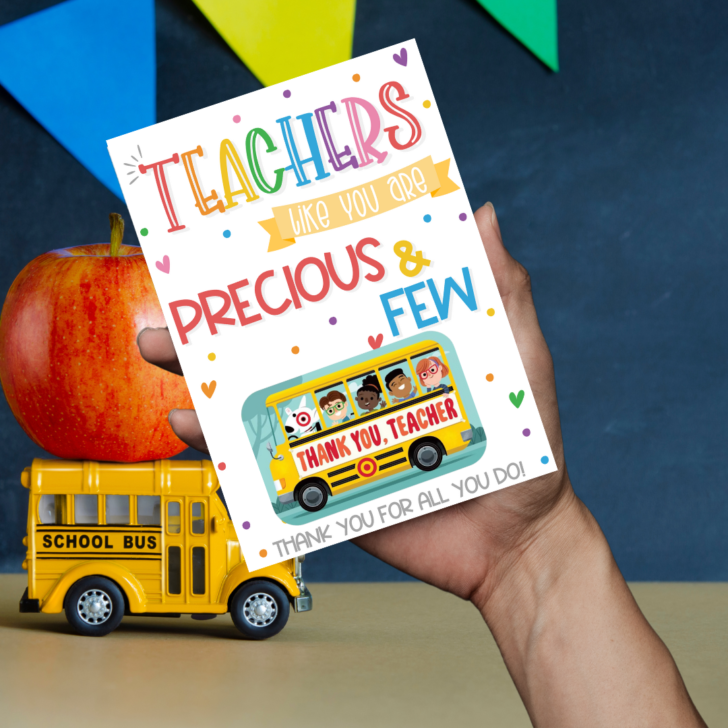 Free Printable Teacher Appreciation Week Gift Card Holder