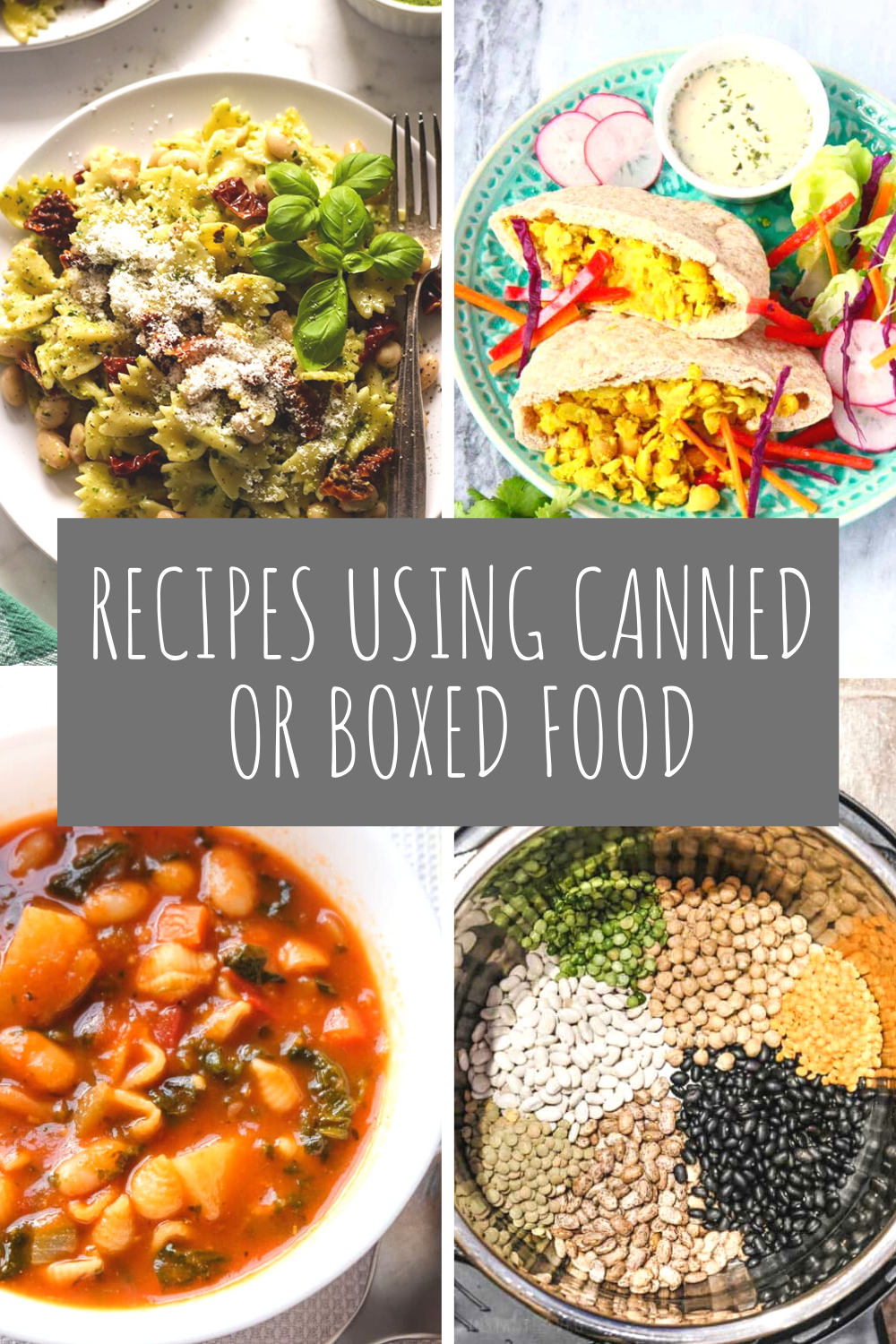 Recipes Using Canned or Boxed Food